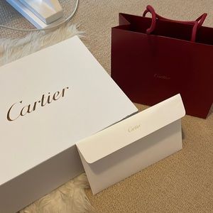 Authentic Cartier gift bag, Box Packaging Set